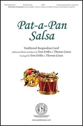 Pat-a-Pan Salsa SATB choral sheet music cover